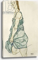 Постер Шиле Эгон (Egon Schiele) Standing girl