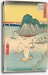 Постер Утагава Хирошиге (яп) Maisaka