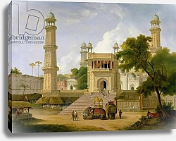Постер Даниель Томас (грав) Indian Temple, said to be the Mosque of Abo-ul-Nabi, Muttra, 1827