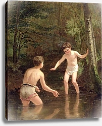 Постер Фрер Пьер Bathing Boys, 1873