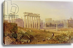 Постер Уильямс Хью Across the Forum, Rome, 1828