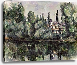 Постер Сезанн Поль (Paul Cezanne) The Banks of the Marne, 1888
