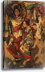 Постер Орнел Эдвард Two Geisha Girls, 1894