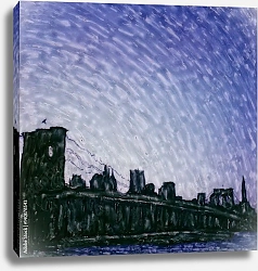 Постер Рассвет над Бруклинским мостом