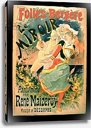 Постер Шере Жюль Poster for 'Le Miroir' at the Folies-Bergere, a pantomime by Rene Maizeroy