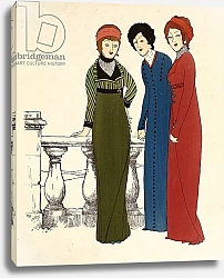 Постер Ирибе Поль Three ladies in dresses