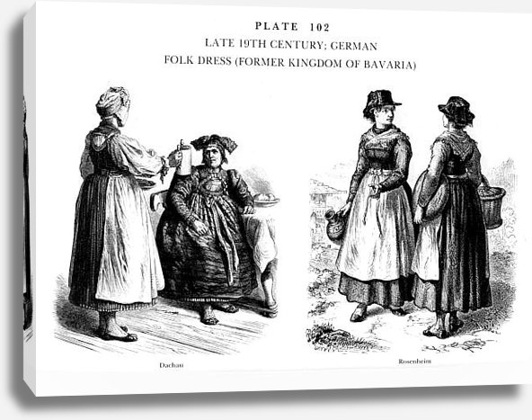 19th century german folk dress
