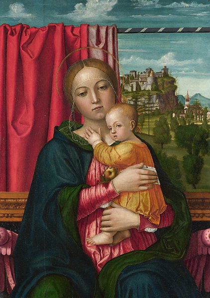 Дева Мария и младенец
