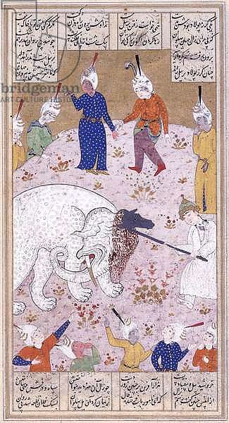 The Young Rustem Slaying the White Elephant, c.1545