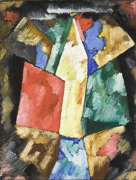 Abstraction; Blue, Yellow and Green, c.1913