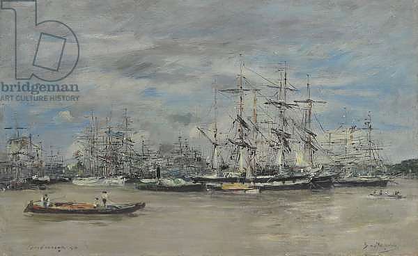 Bordeaux, le port, 1874