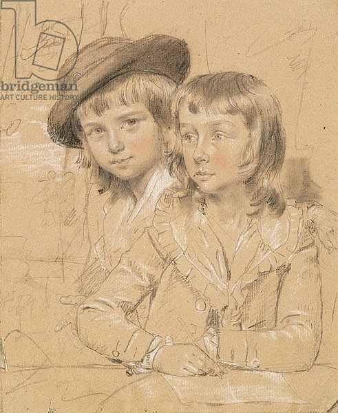 No.1933 Benjamin and Lewis Way, the eldest sons of Benjamin Way of Denham House, Bucks, 1779