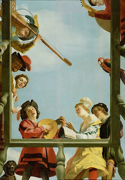 Musical Group on a Balcony, 1622