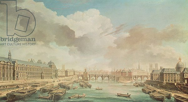 The Louvre, the Pont Neuf and the College des Quatre Nations, 1755