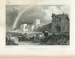 Постер Ewenny Priory. Glamorganshire