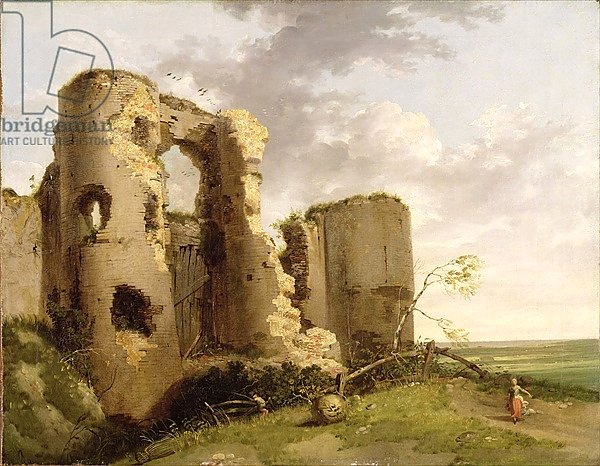View of the West Gate of Pevensey Castle, Sussex, c.1774