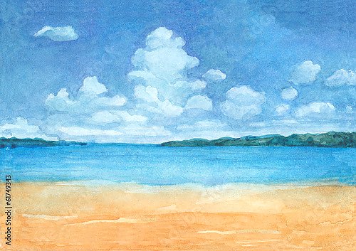 Постер Тропический пляж 1