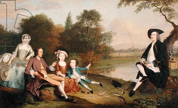 Portrait of a Family, traditionally known as the Swaine family of Fencroft, Cambridgeshire, 1749