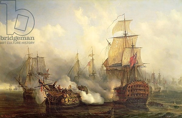 The Redoutable at Trafalgar, 21st October 1805