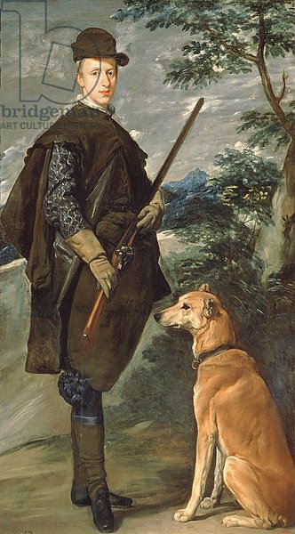 Portrait of Cardinal Infante Ferdinand of Austria with Gun and Dog, 1632