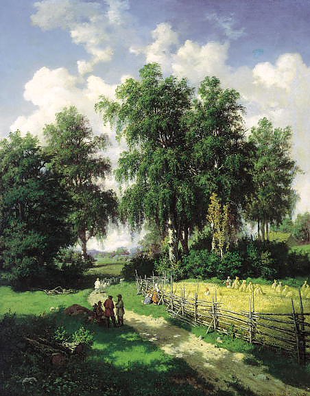 Вид в окрестностях Гатчины. 1867