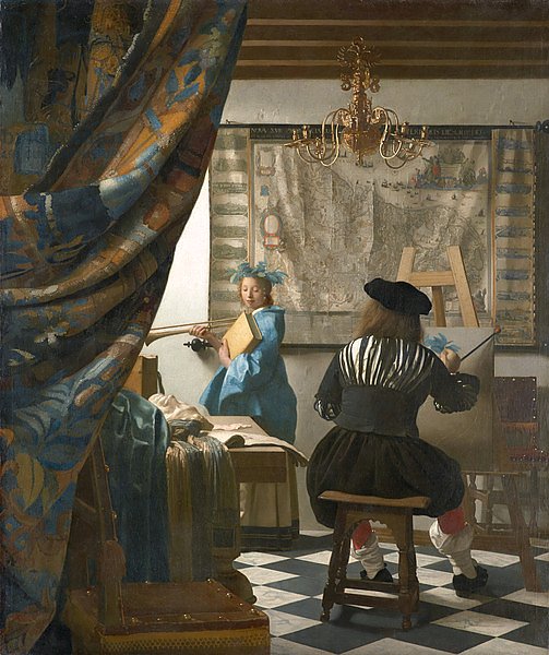 The Artist's Studio, c.1665-66