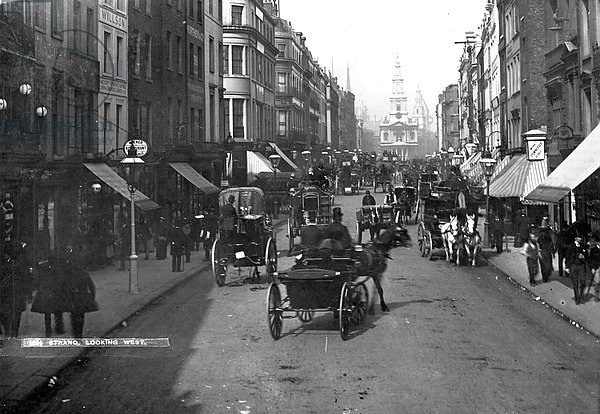 Looking West down the Strand, 19th Century 2