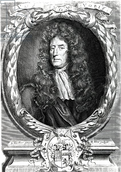 Sir Roger L'Estrange, engraved by Robert White, 1684