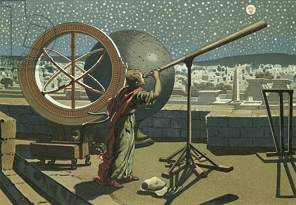 Hipparchus in the observatory in Alexandria