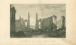 Постер Remains of the Abbey Church, Neath, Glamorganshire