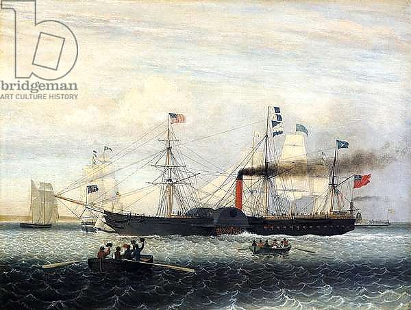 The Britannia Entering Boston Harbour, 1848
