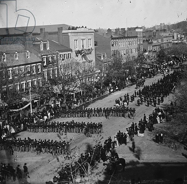 Lincoln's funeral on Pennsylvania Ave., Washington, D.C., 19 April 1865