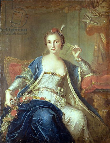 Portrait of Mademoiselle Marie Salle 1737
