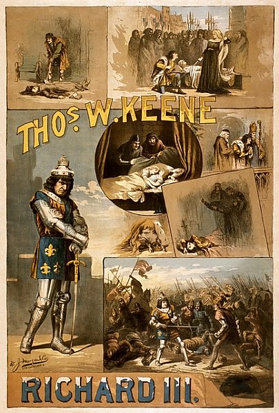 Уильям Шекспир, Ричард III, плакат