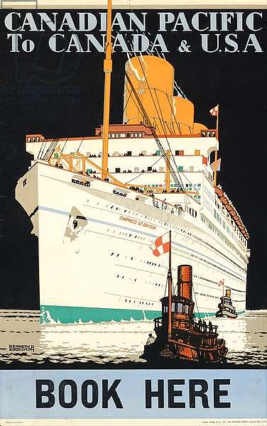 Poster advertising 'Canadian Pacific', 1933