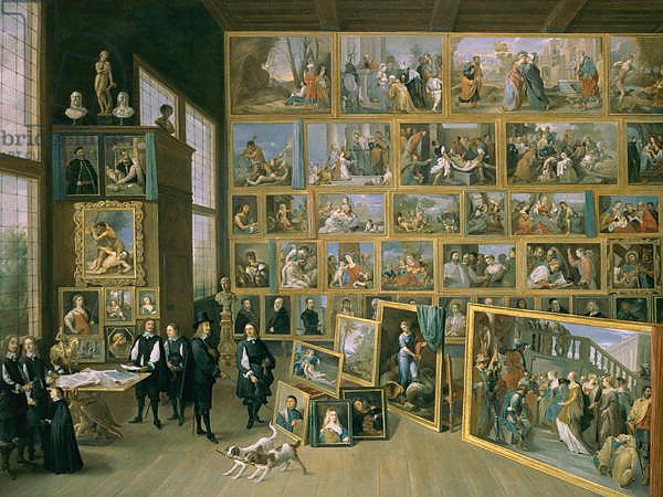 The Archduke Leopold Wilhelm in his Picture Gallery in Brussels, 1651
