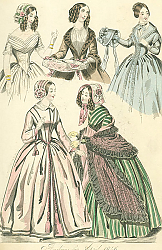 Постер Fashions for April 1846 3