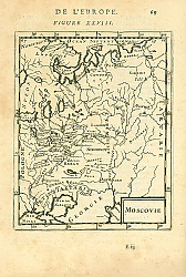 Постер Карта Великого княжества Московского №3 1