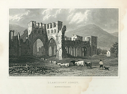 Постер Llanthony Abbey. Monmouthshire