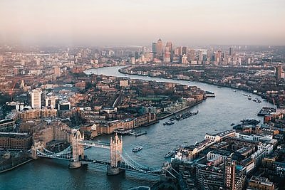 Лондонская панорама с Таурским мостом