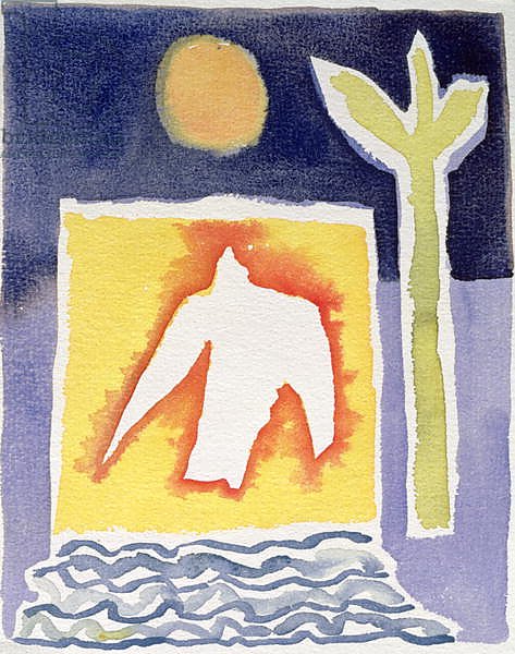 Tree, Sun and Rising Bird, 1989