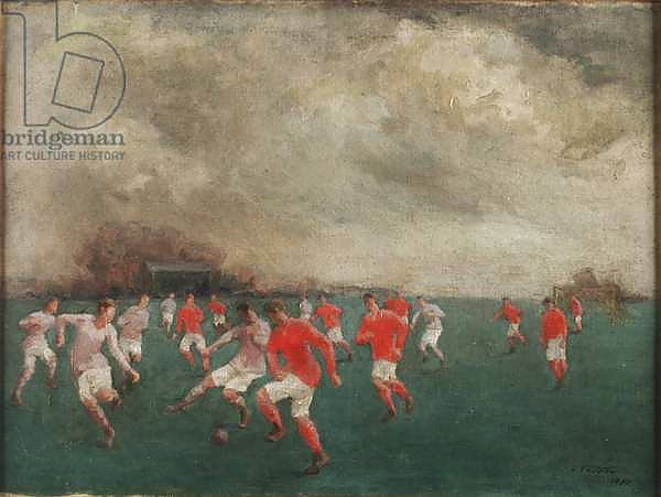 A Soccer Match, 1920