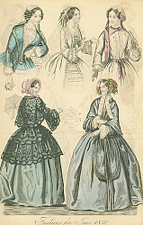 Постер Fashions for June 1850 №1 1