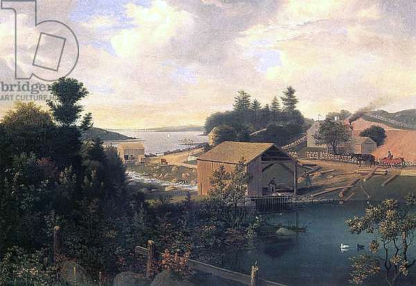 The Mill at Lanesville, 1849