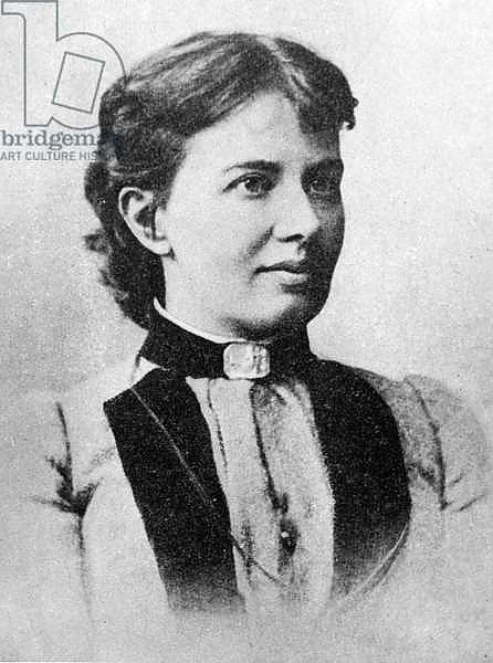 Sofia Vasilievna Kovalevskaya, Russian Mathematician.