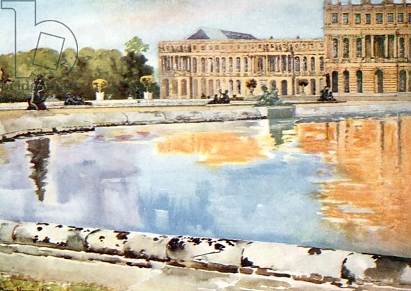 The North Wing of the Palace, from the Parterre D'Eau, Versailles