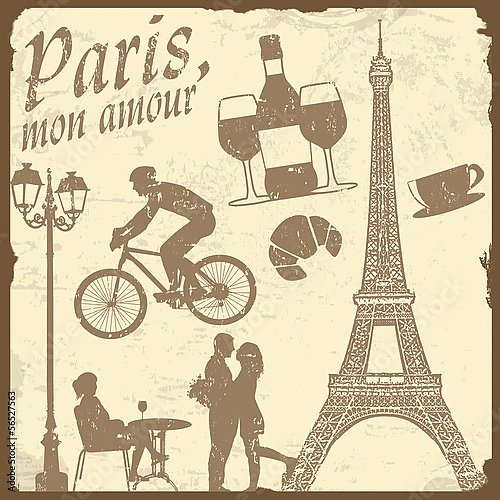 Постер Paris, mon amour