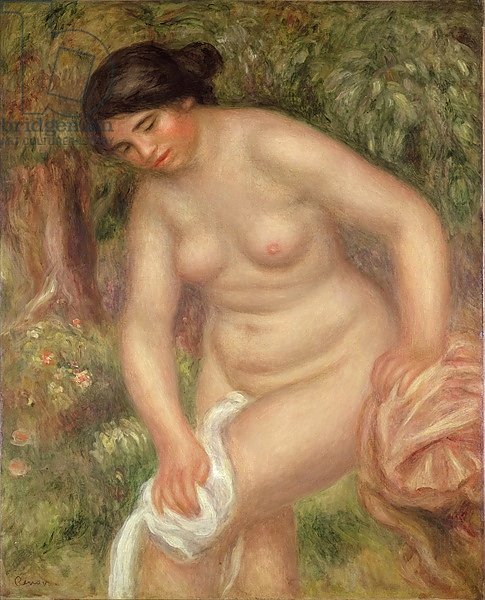 Bather drying herself, 1895