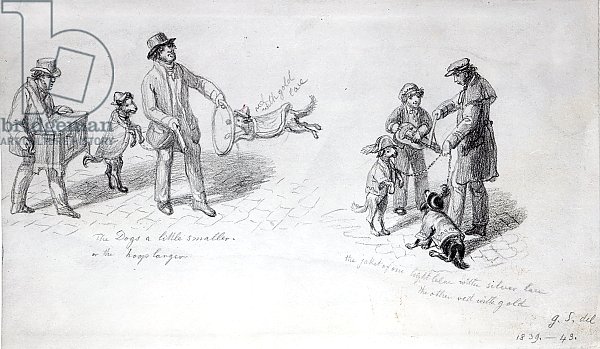 Street Performers, c.1839-43