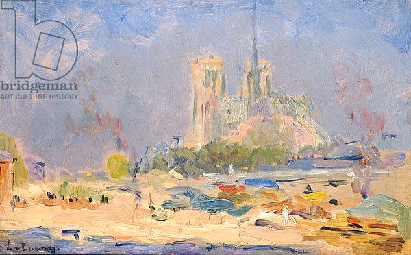 Quai de la Tournelle and Notre-Dame de Paris, 1884